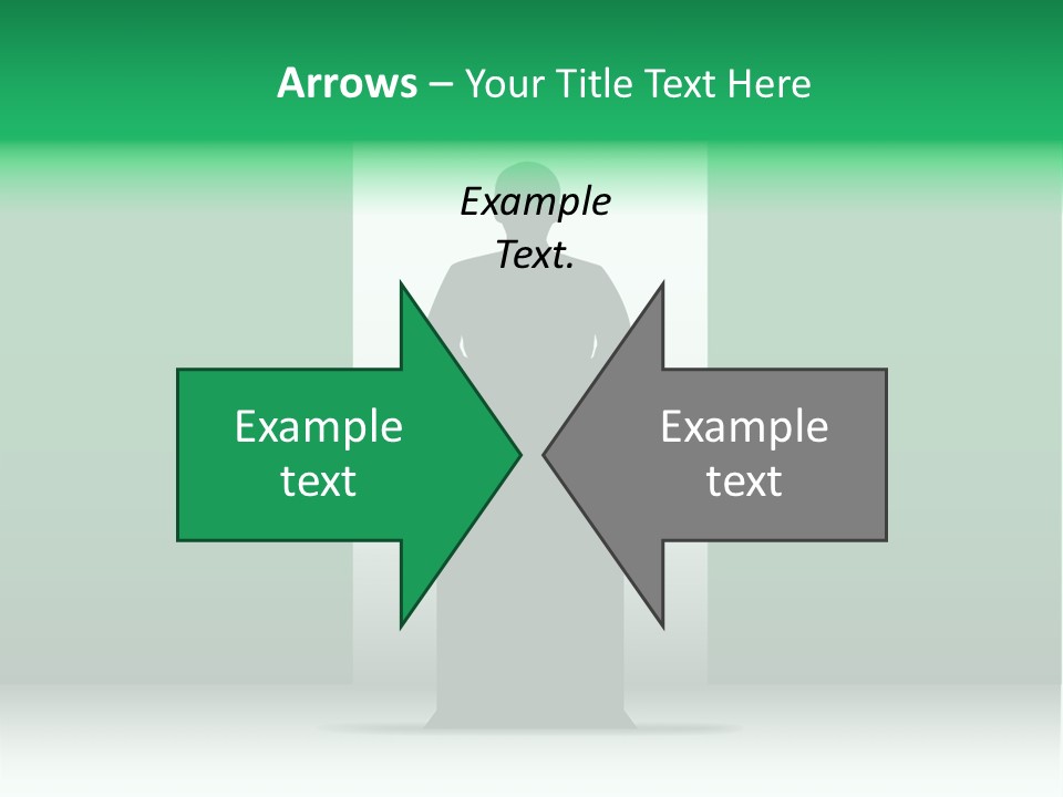 Teach Tribune Figure PowerPoint Template