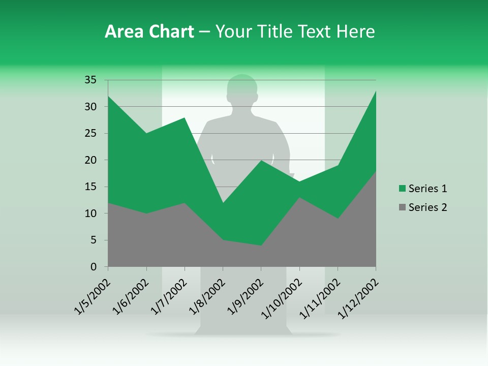 Teach Tribune Figure PowerPoint Template