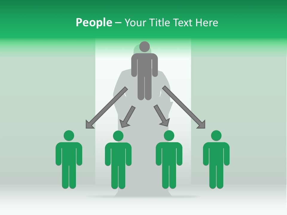 Teach Tribune Figure PowerPoint Template