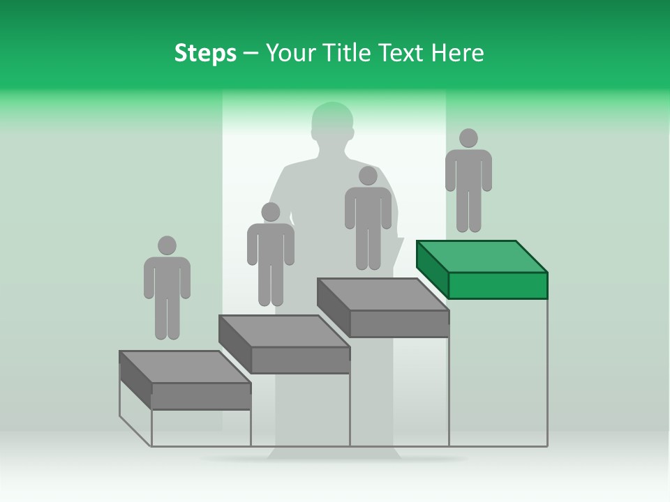 Teach Tribune Figure PowerPoint Template
