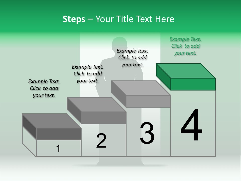 Teach Tribune Figure PowerPoint Template
