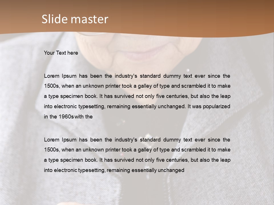 Eyeglasses Kind Respect PowerPoint Template