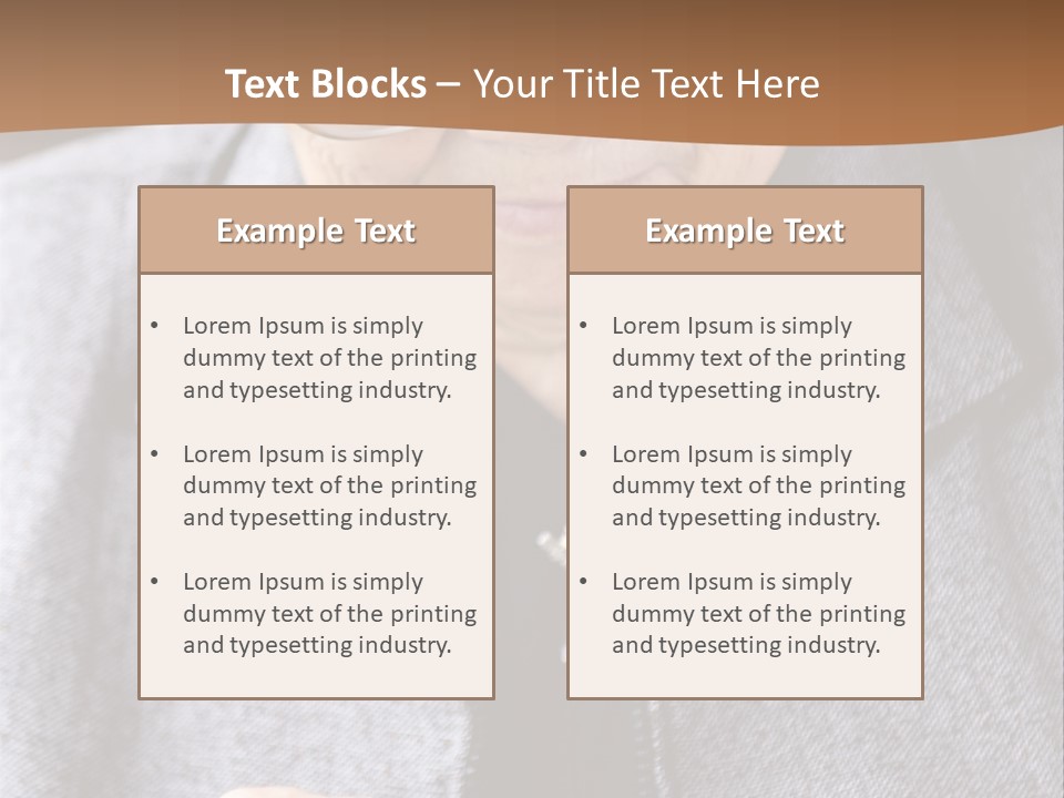 Eyeglasses Kind Respect PowerPoint Template