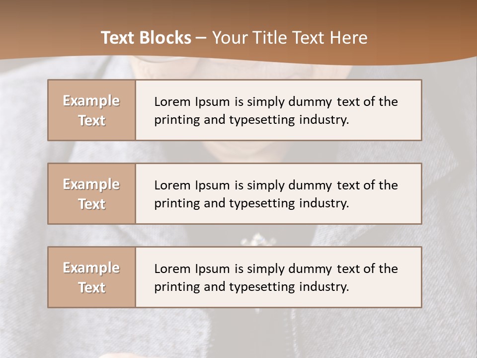 Eyeglasses Kind Respect PowerPoint Template