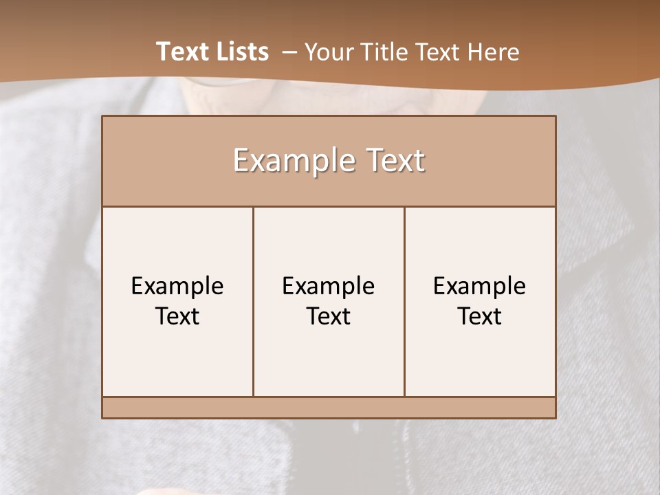 Eyeglasses Kind Respect PowerPoint Template