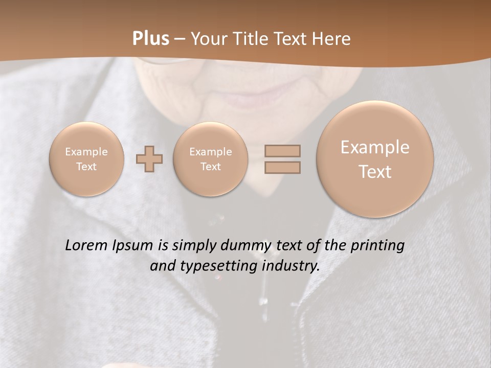 Eyeglasses Kind Respect PowerPoint Template