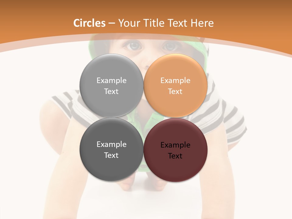 Love Infant Pretty PowerPoint Template