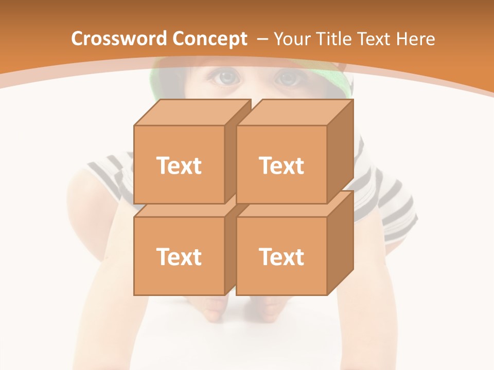 Love Infant Pretty PowerPoint Template