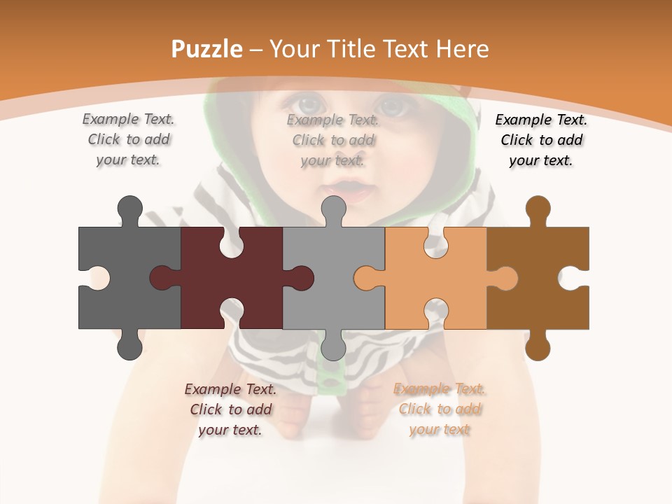 Love Infant Pretty PowerPoint Template