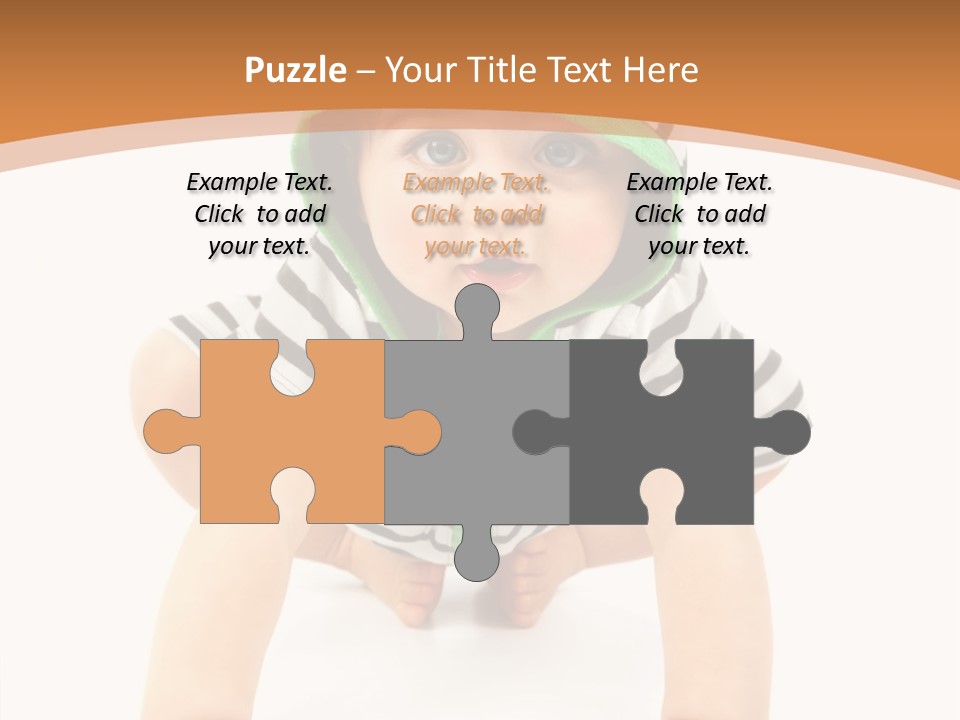 Love Infant Pretty PowerPoint Template