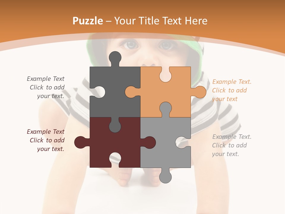 Love Infant Pretty PowerPoint Template