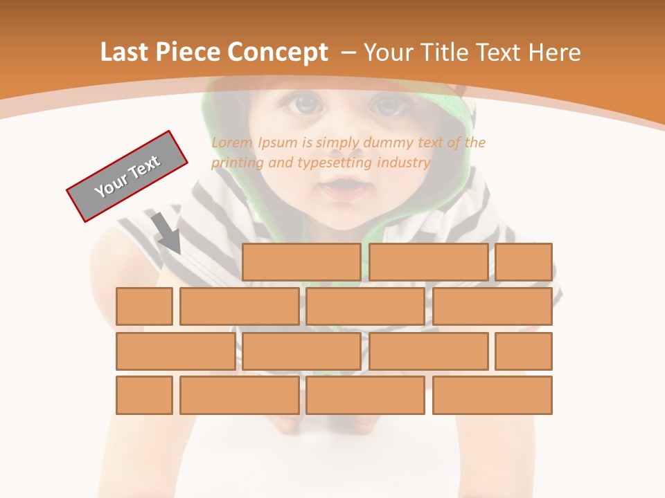 Love Infant Pretty PowerPoint Template