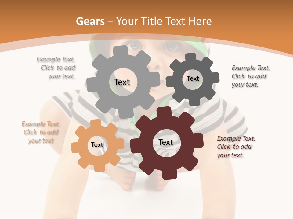 Love Infant Pretty PowerPoint Template