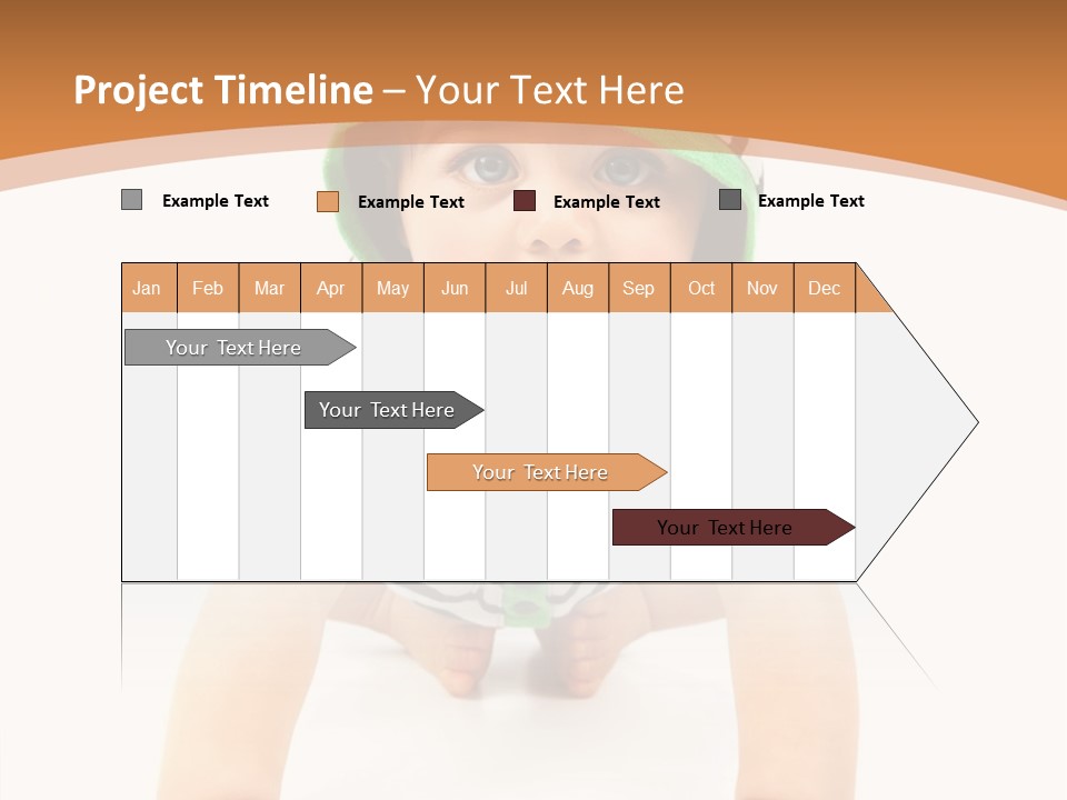 Love Infant Pretty PowerPoint Template