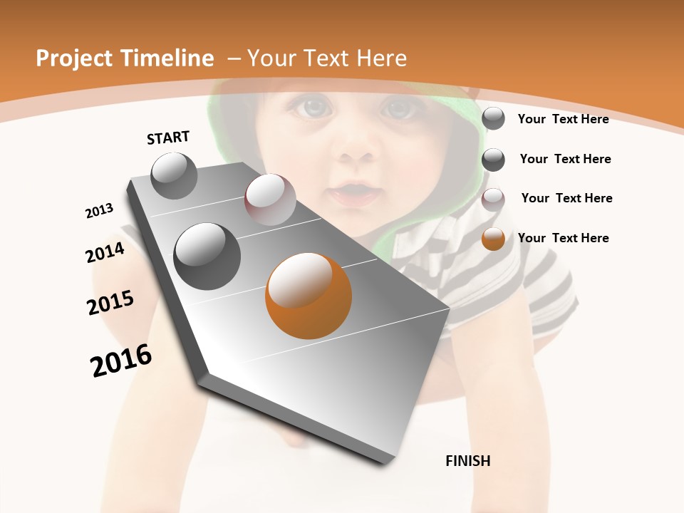 Love Infant Pretty PowerPoint Template