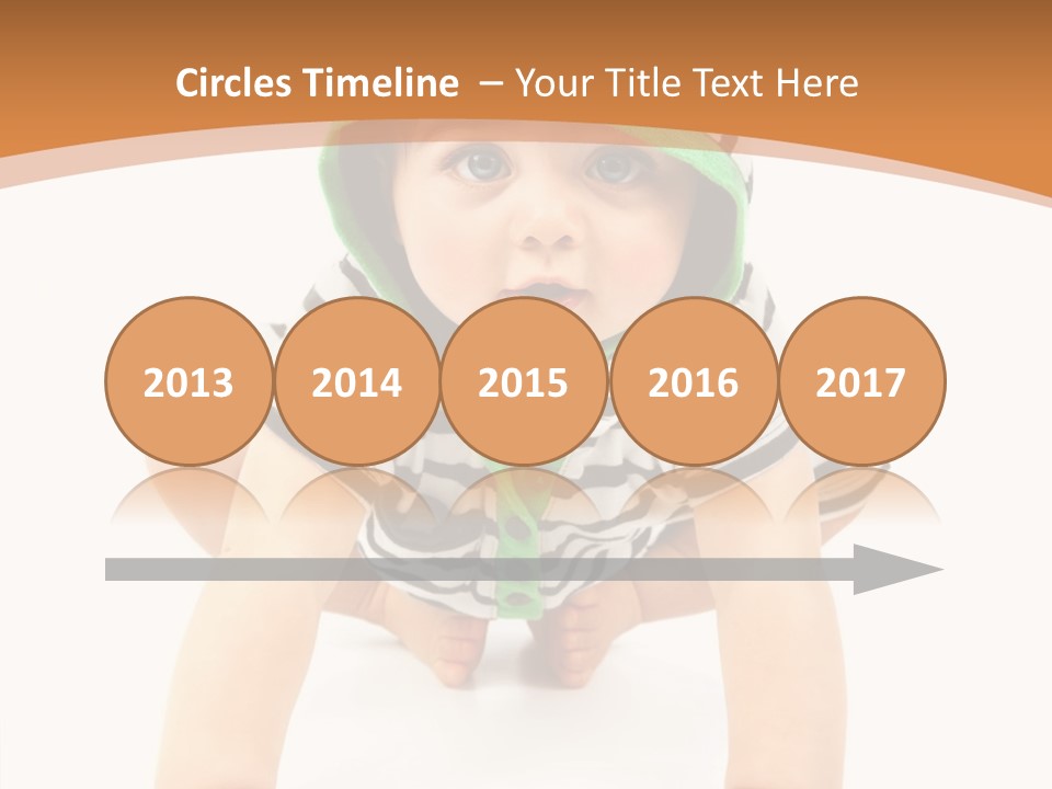 Love Infant Pretty PowerPoint Template