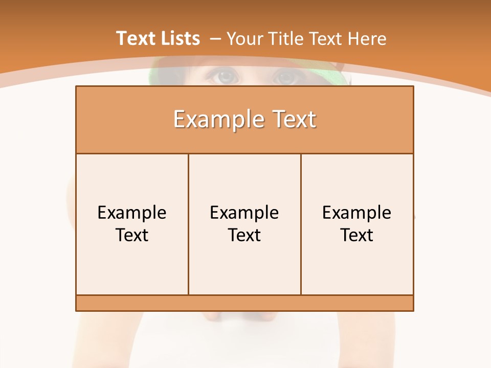 Love Infant Pretty PowerPoint Template