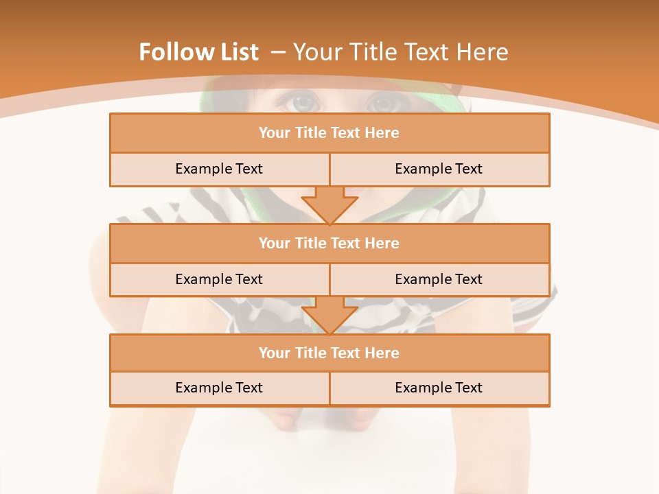 Love Infant Pretty PowerPoint Template