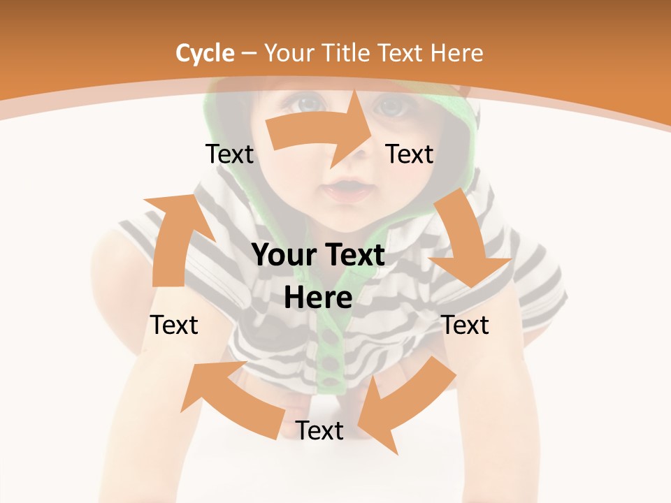 Love Infant Pretty PowerPoint Template