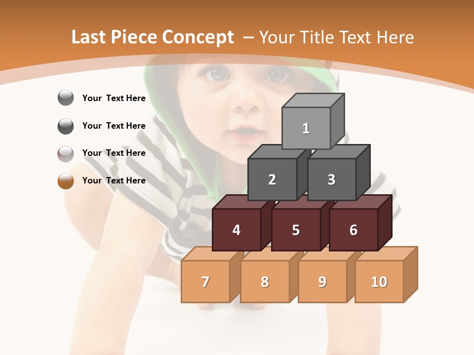 Love Infant Pretty PowerPoint Template