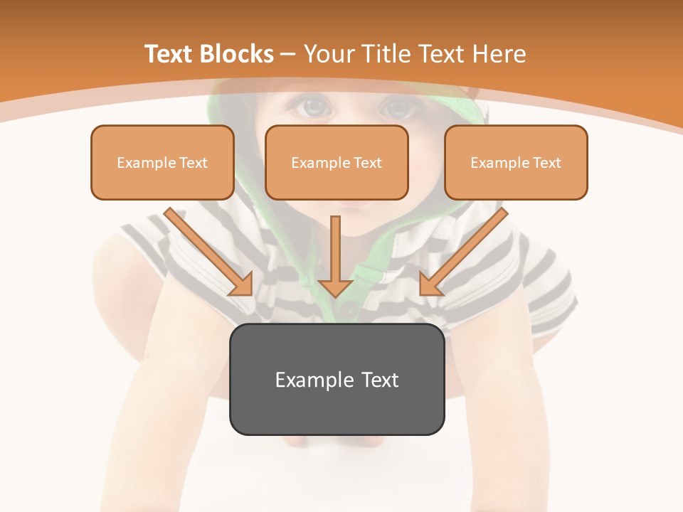 Love Infant Pretty PowerPoint Template