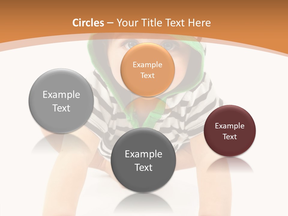 Love Infant Pretty PowerPoint Template