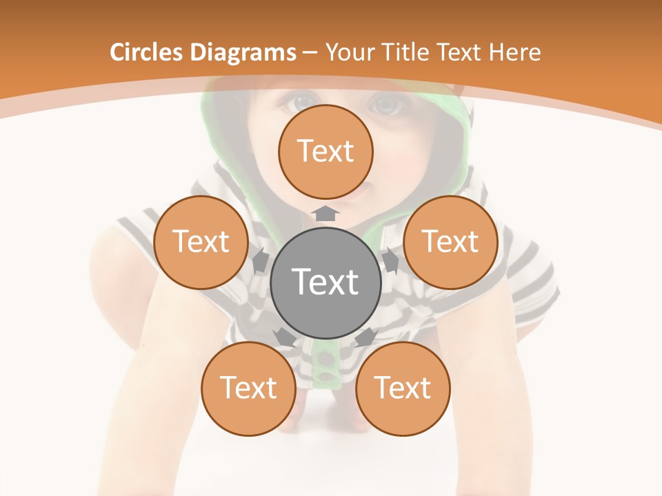 Love Infant Pretty PowerPoint Template