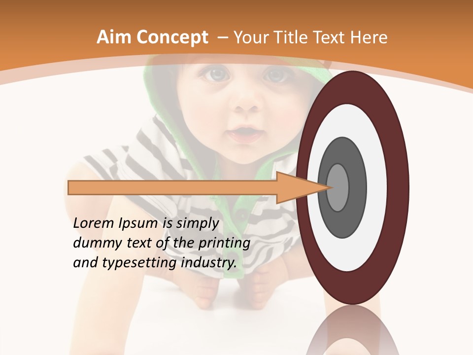 Love Infant Pretty PowerPoint Template