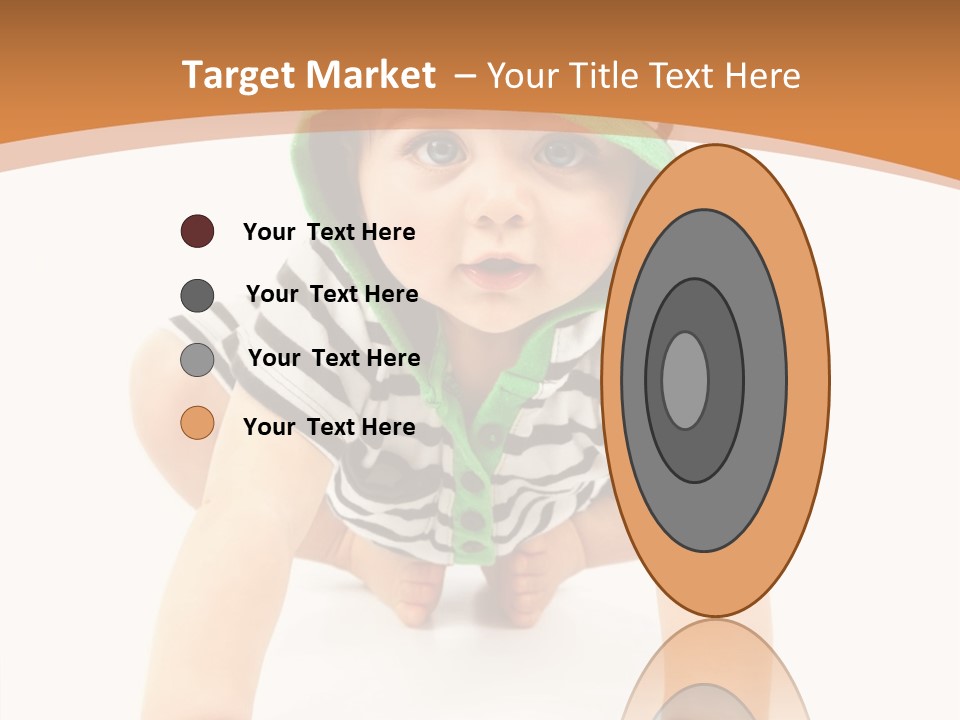 Love Infant Pretty PowerPoint Template