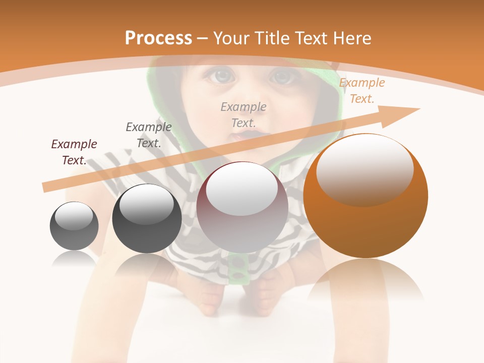 Love Infant Pretty PowerPoint Template