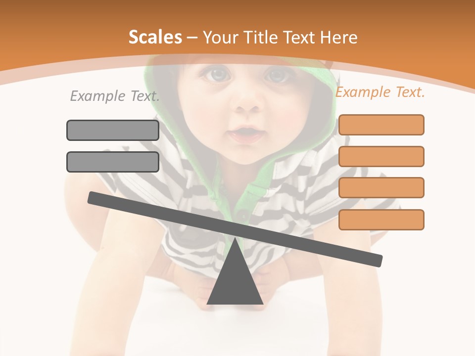 Love Infant Pretty PowerPoint Template