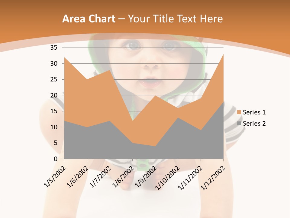 Love Infant Pretty PowerPoint Template