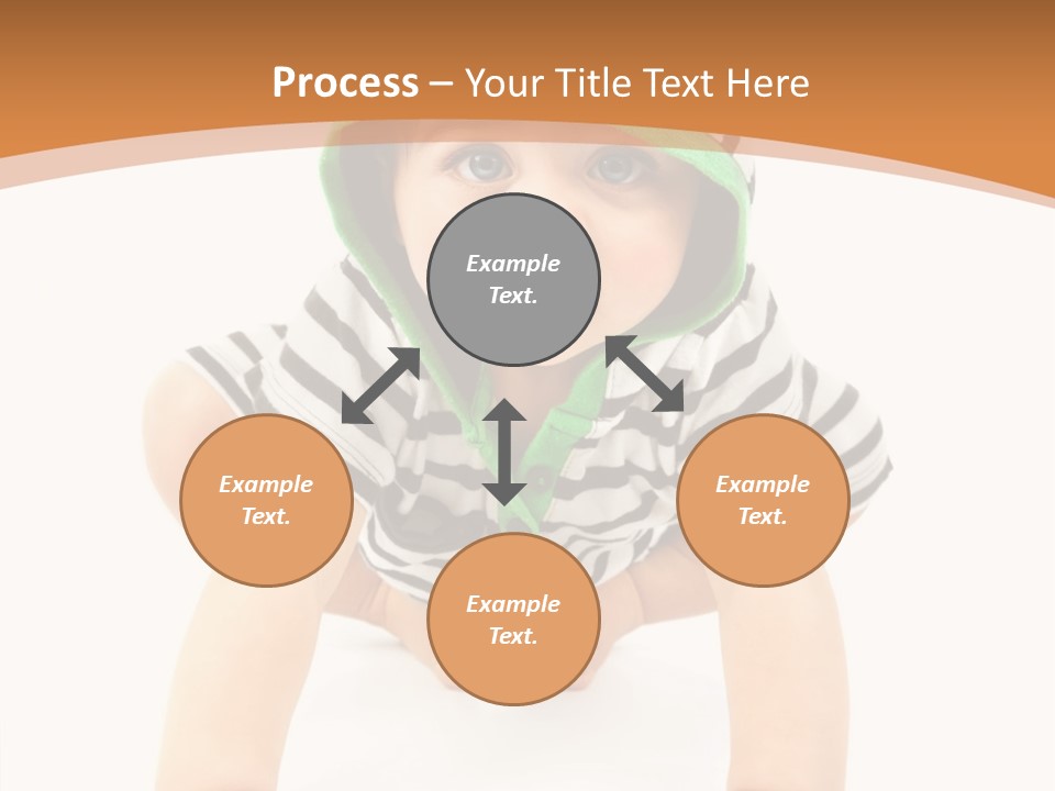 Love Infant Pretty PowerPoint Template