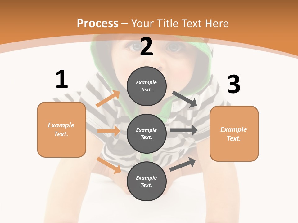 Love Infant Pretty PowerPoint Template
