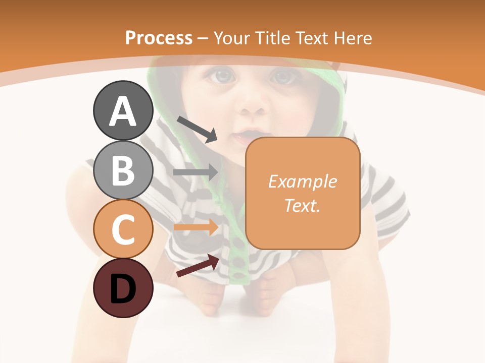 Love Infant Pretty PowerPoint Template