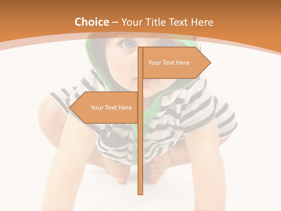 Love Infant Pretty PowerPoint Template