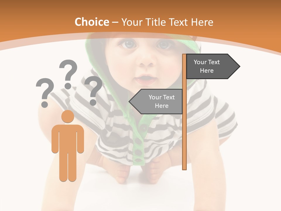 Love Infant Pretty PowerPoint Template