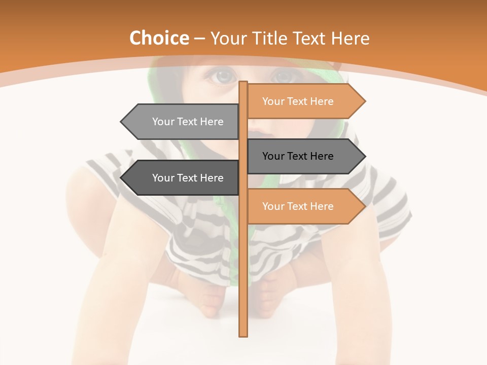 Love Infant Pretty PowerPoint Template