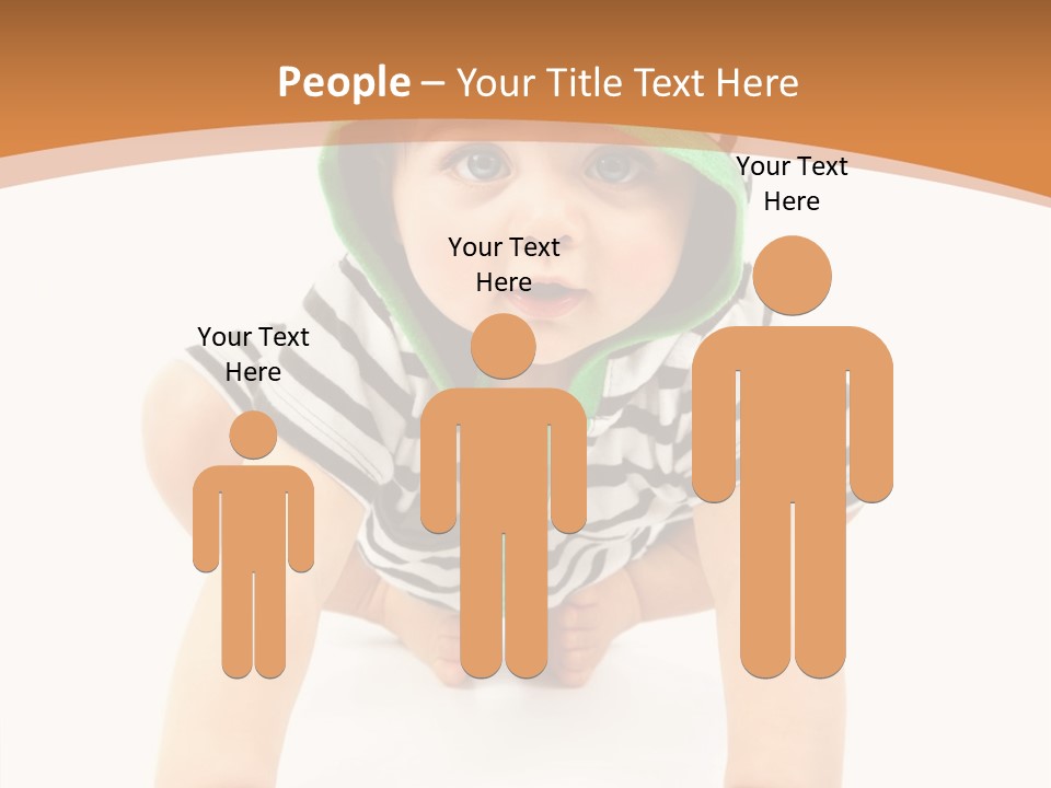 Love Infant Pretty PowerPoint Template