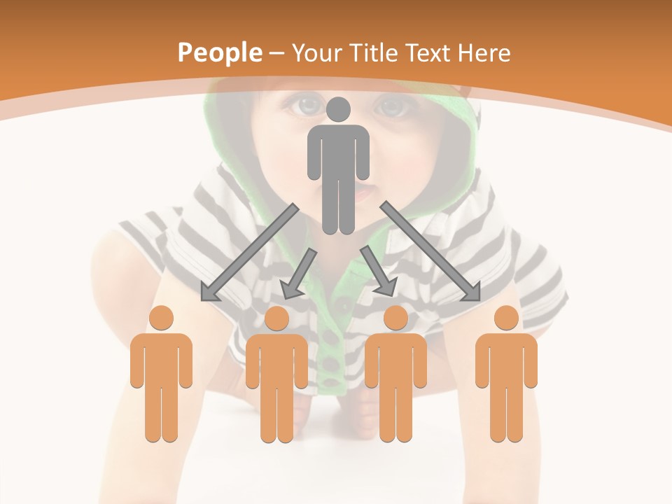 Love Infant Pretty PowerPoint Template