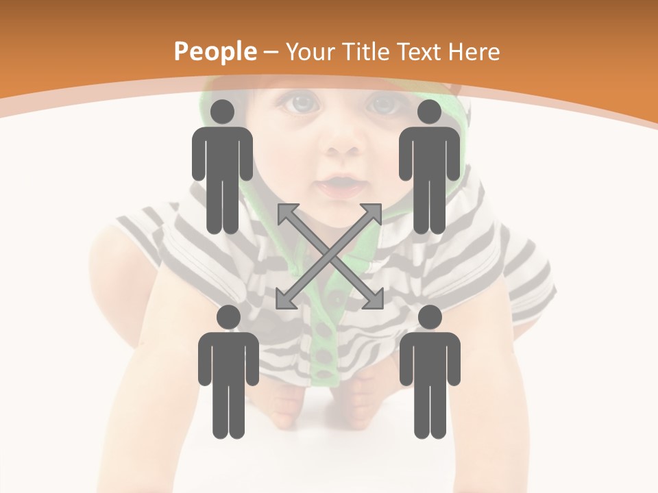 Love Infant Pretty PowerPoint Template