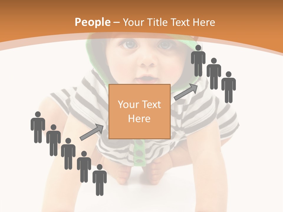 Love Infant Pretty PowerPoint Template