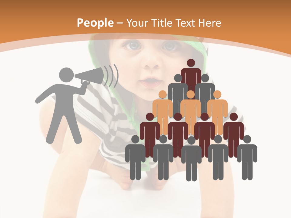 Love Infant Pretty PowerPoint Template