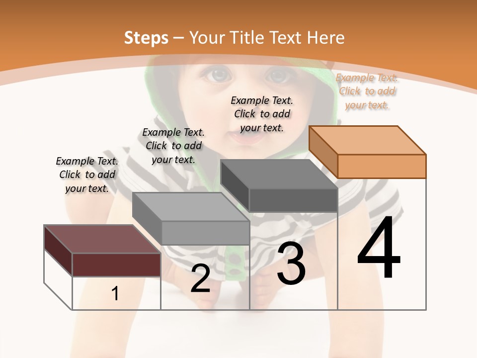 Love Infant Pretty PowerPoint Template