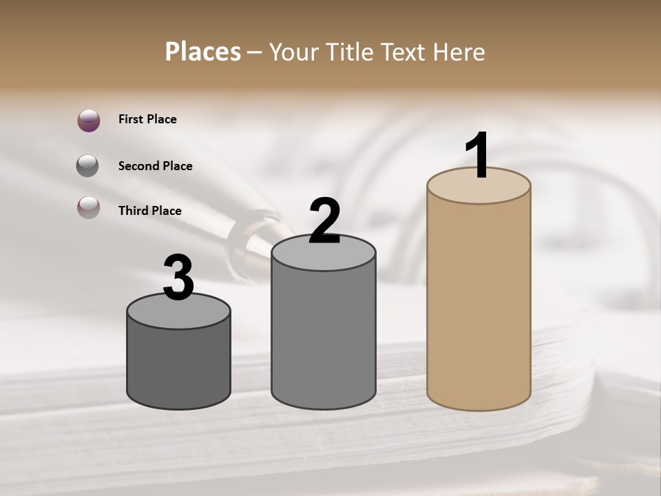 Spiral Notebook Sheet Book PowerPoint Template