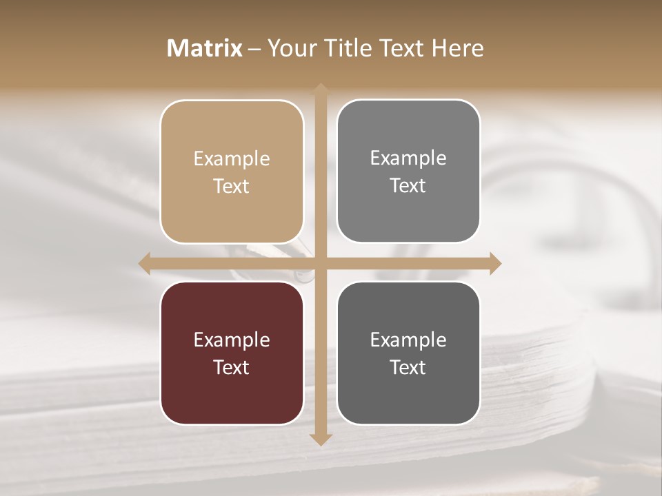 Spiral Notebook Sheet Book PowerPoint Template