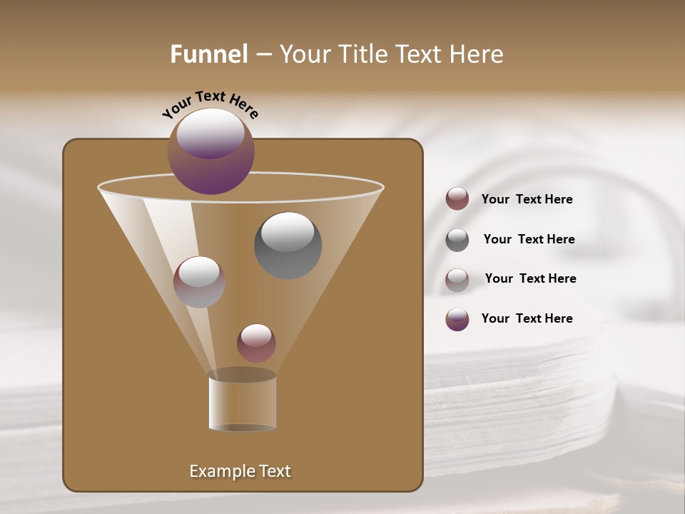 Spiral Notebook Sheet Book PowerPoint Template