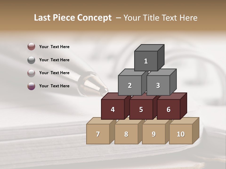 Spiral Notebook Sheet Book PowerPoint Template