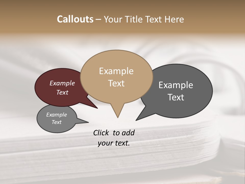 Spiral Notebook Sheet Book PowerPoint Template