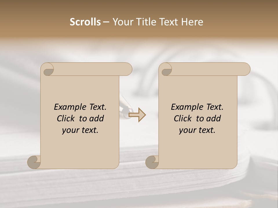 Spiral Notebook Sheet Book PowerPoint Template